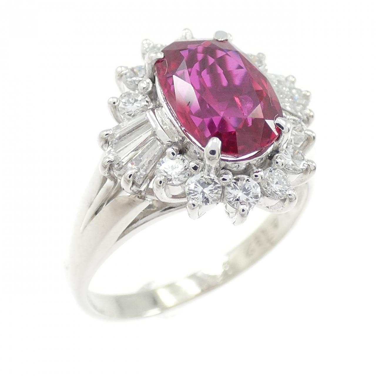 PT900 ルビー リング 1.47CT