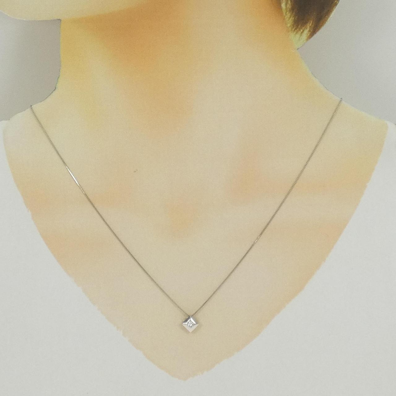 PT900/PT850 ダイヤモンド ネックレス 0.10CT
