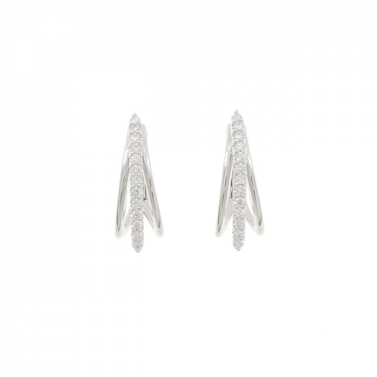 【新品】PT900 ダイヤモンド ピアス 0.30CT
