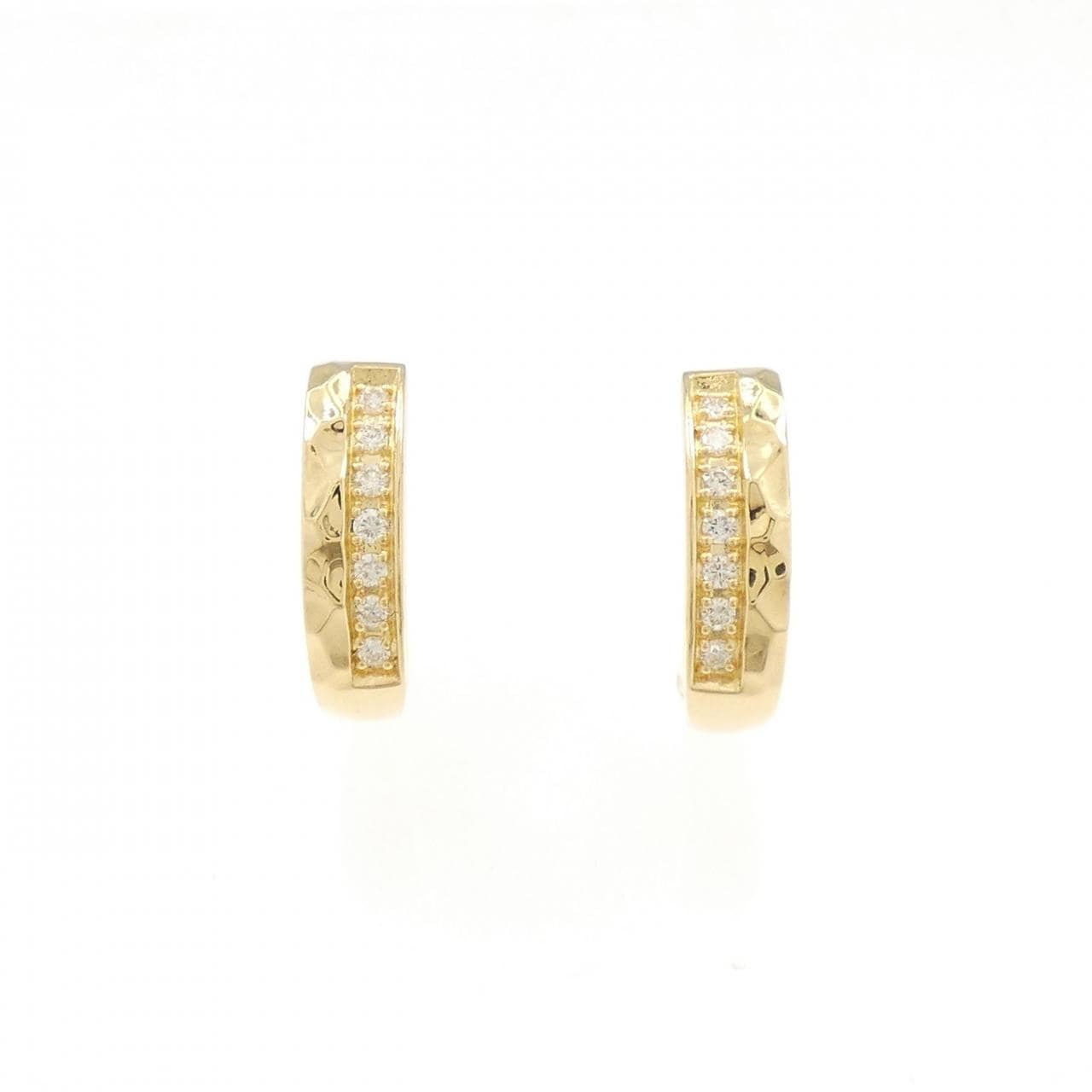 K18YG ダイヤモンド ピアス 0.14CT