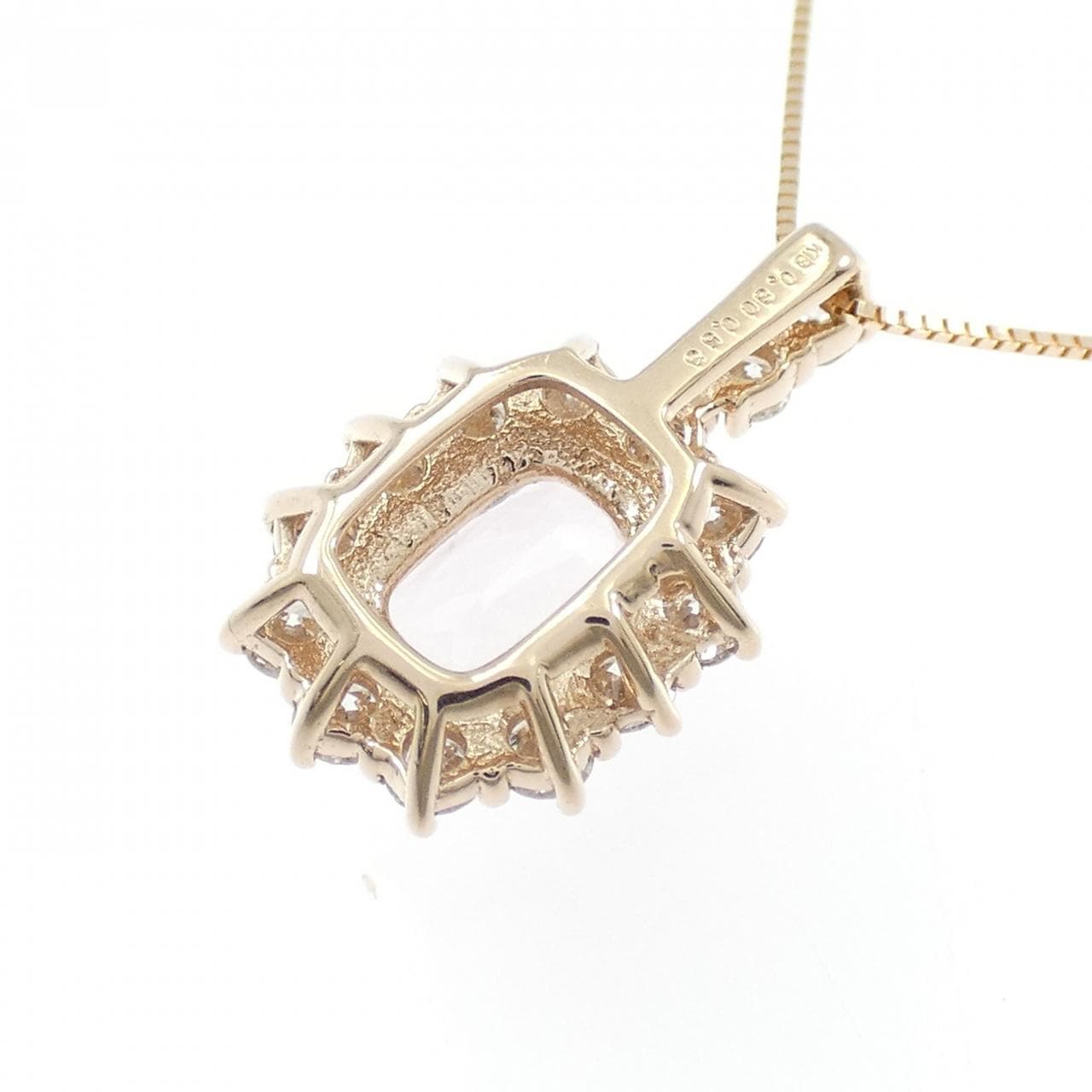 K18PG ベリル ネックレス 0.80CT