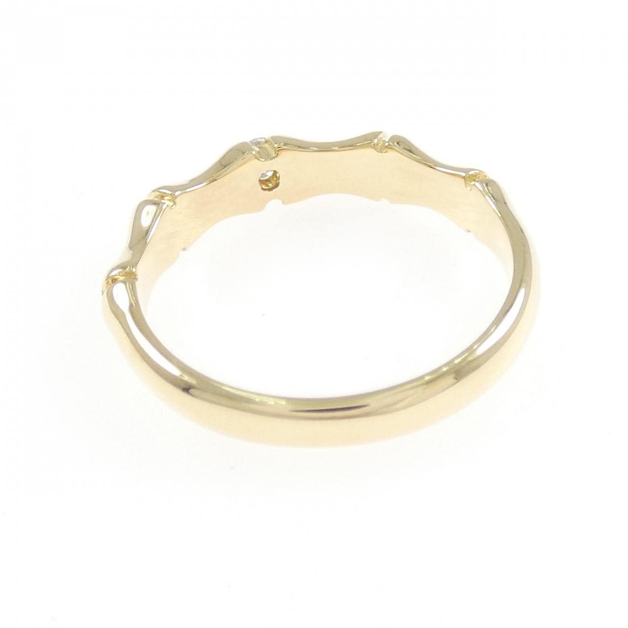 K18YG ダイヤモンド リング 0.06CT