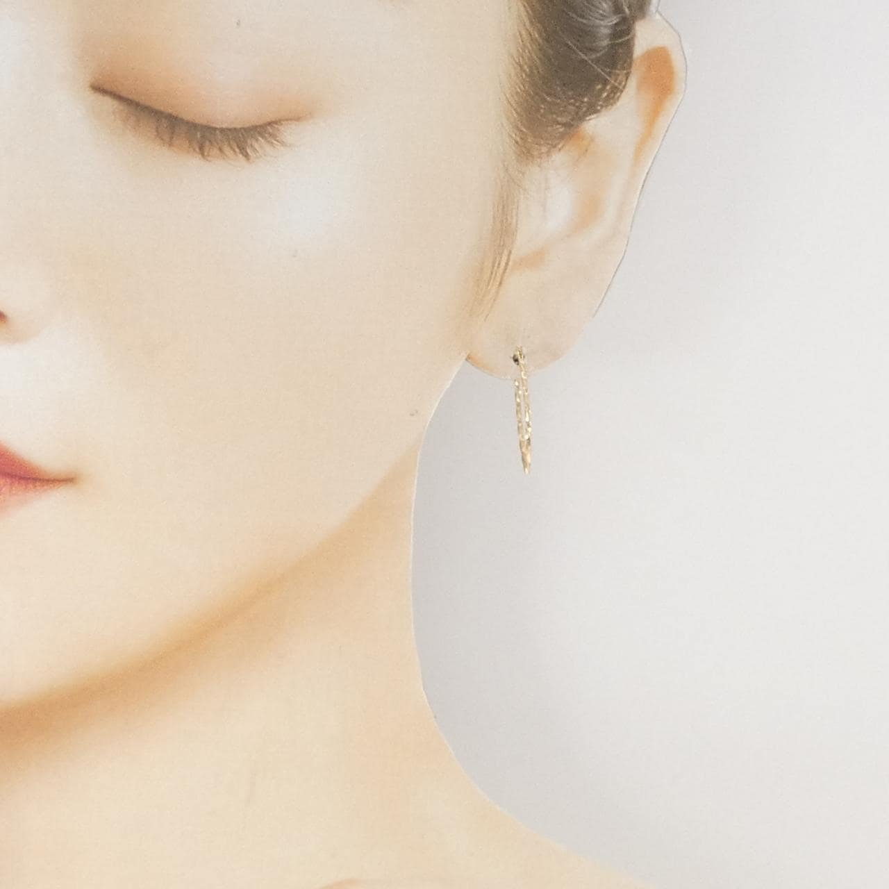 アガット K10YG ピアス