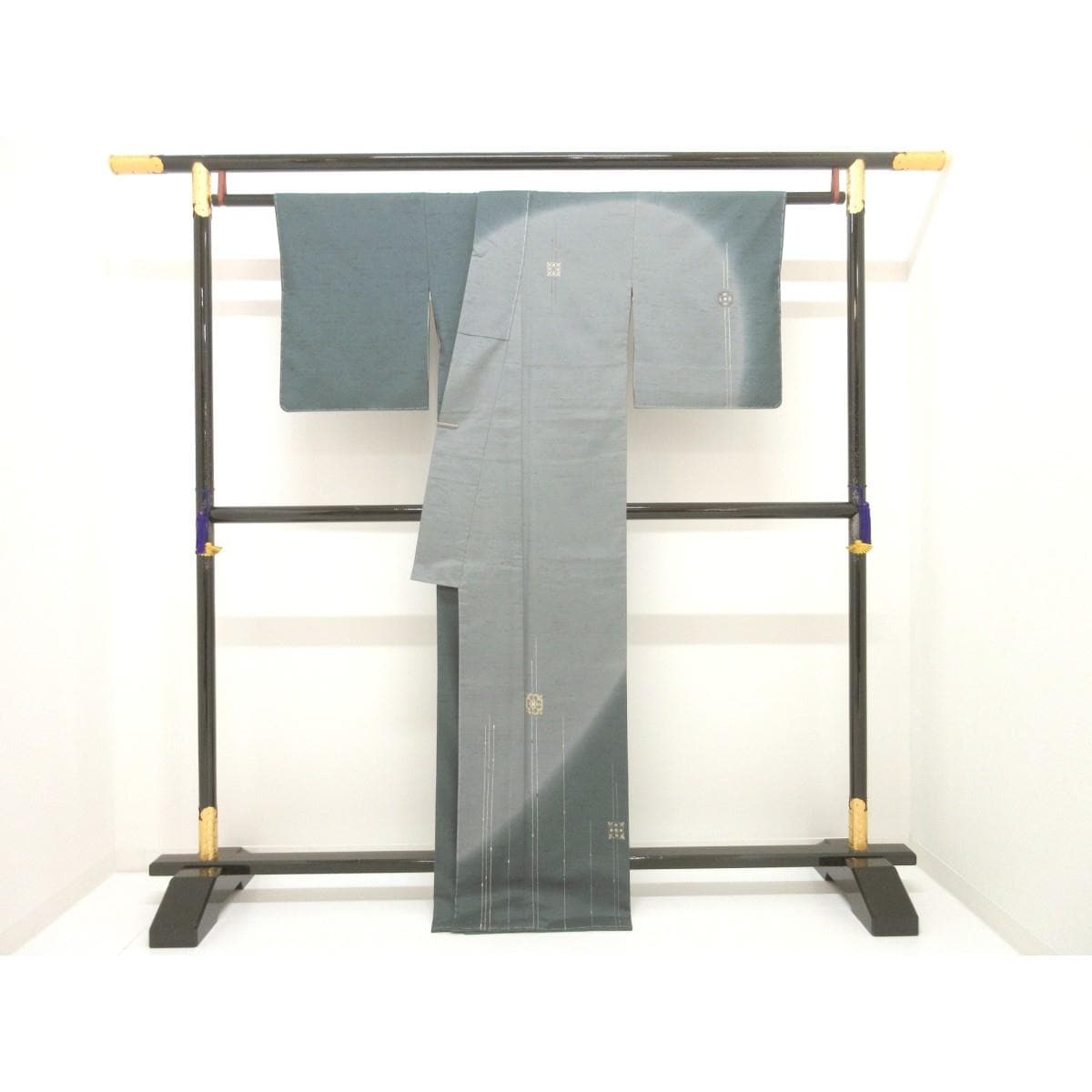 【未使用品】訪問着　証紙付　市川純一郎【牛首紬】