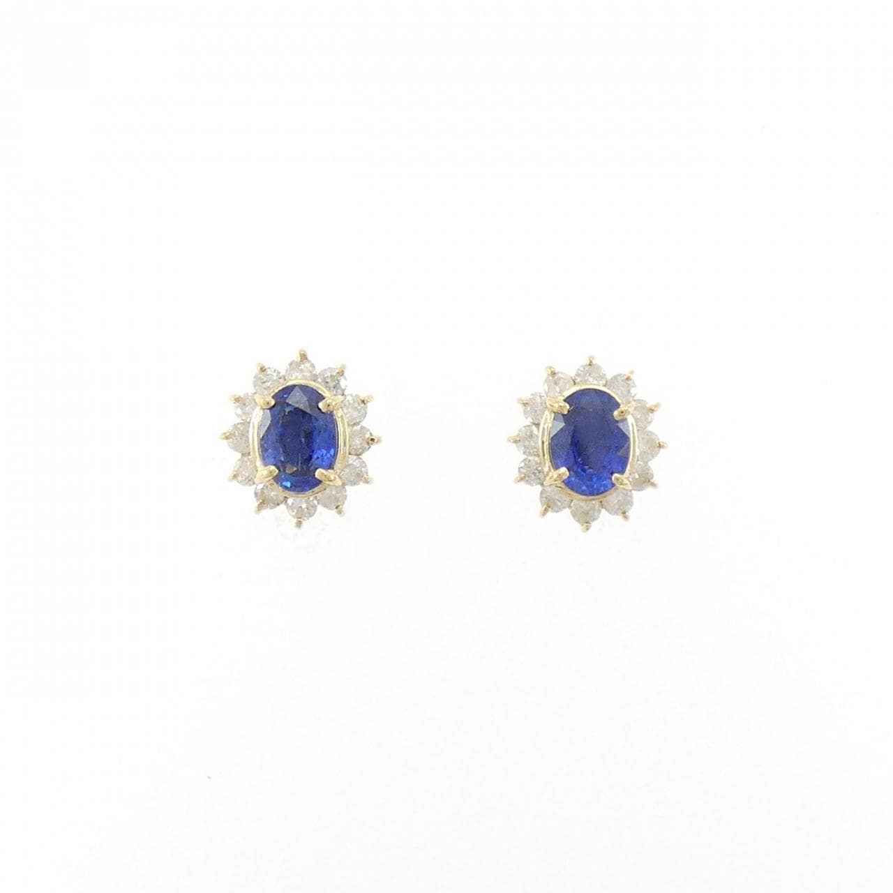 K18YG サファイヤ ピアス