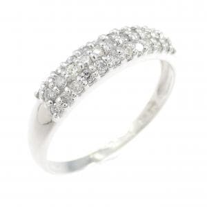 K18WG ダイヤモンド リング 0.25CT