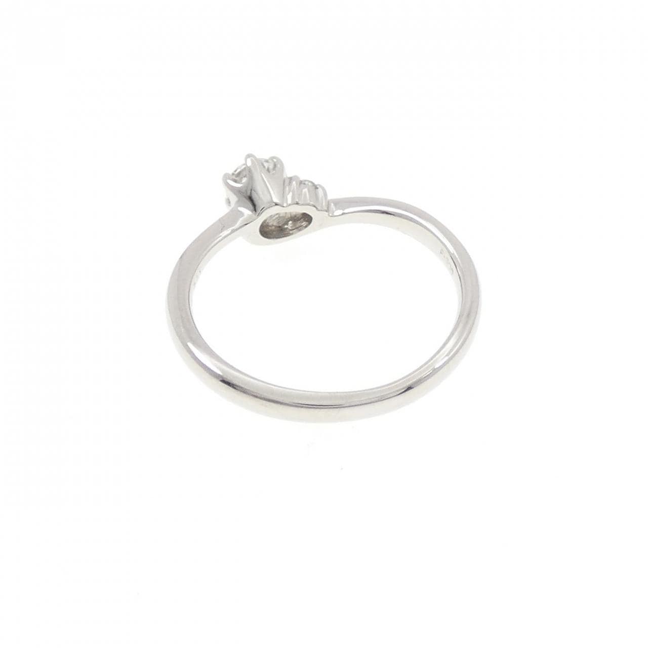 PT900 ダイヤモンド ピンキー リング 0.140CT