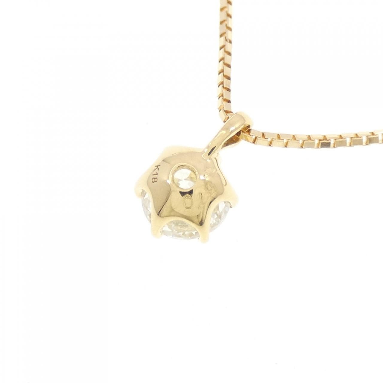【新品】K18YG ダイヤモンド ネックレス 0.510CT G SI1 VG