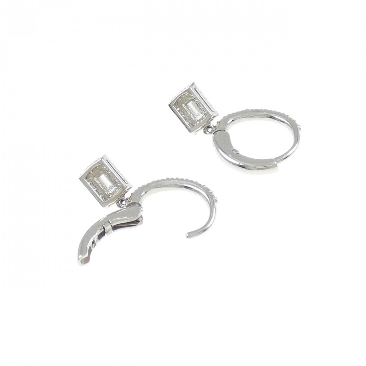 [BRAND NEW] PT900 Diamond earrings 0.50CT