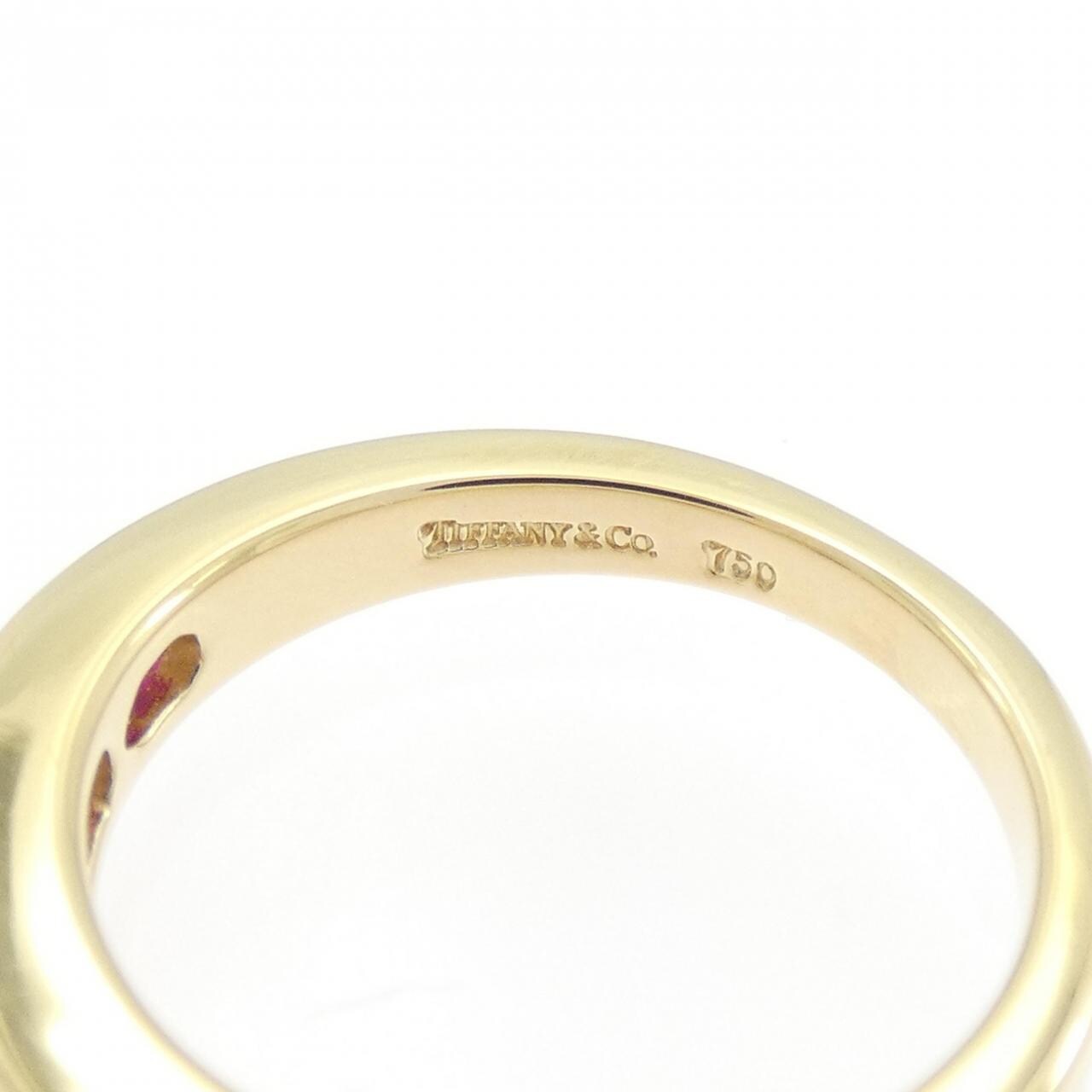 ティファニー ハーフサークル チャネルセッティング リング