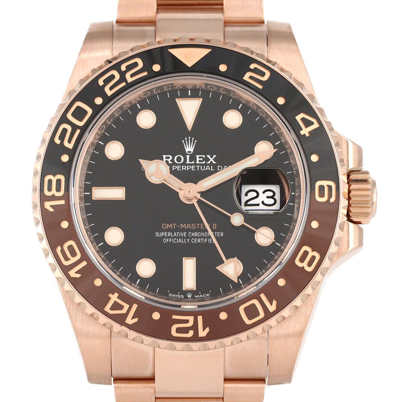 ロレックス GMTマスターⅡ 126715CHNR PG･RG 自動巻 ランダム番