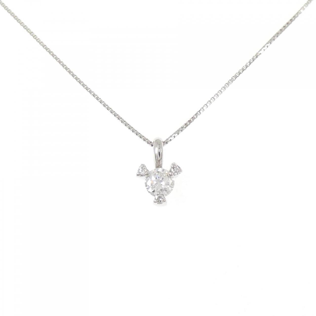 PT900/PT850 ダイヤモンド ネックレス 0.21CT