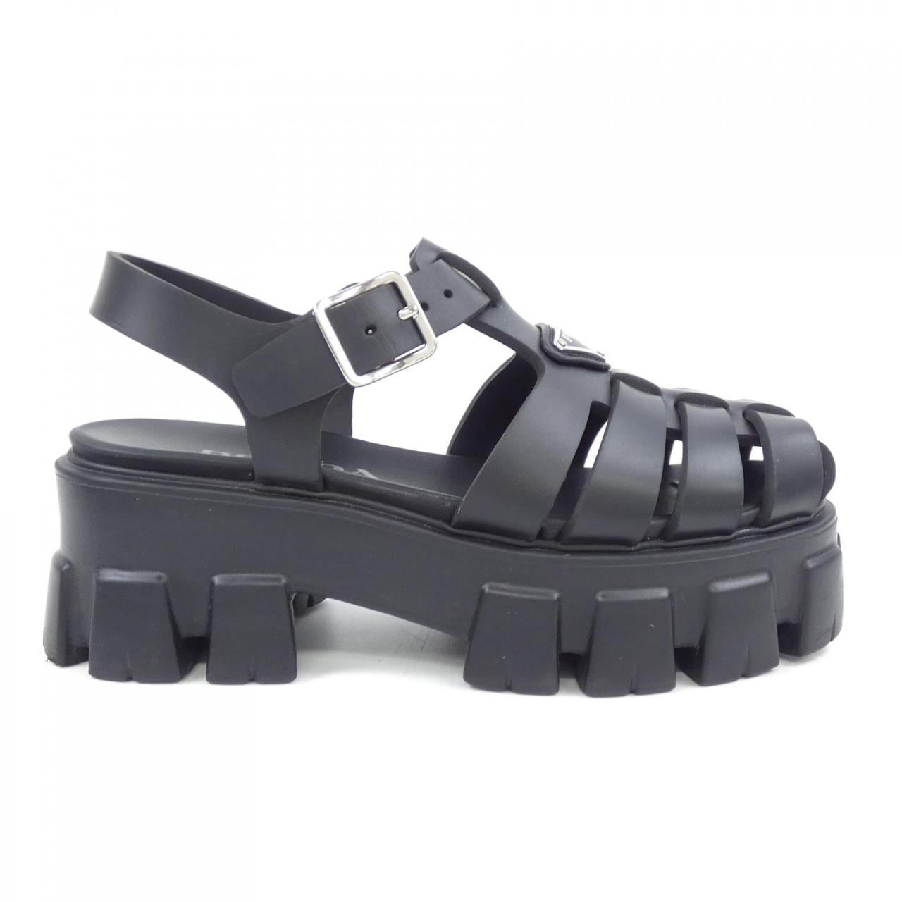 プラダ PRADA トライアングルロゴ モノリス 1X853M フォームラバー サンダル