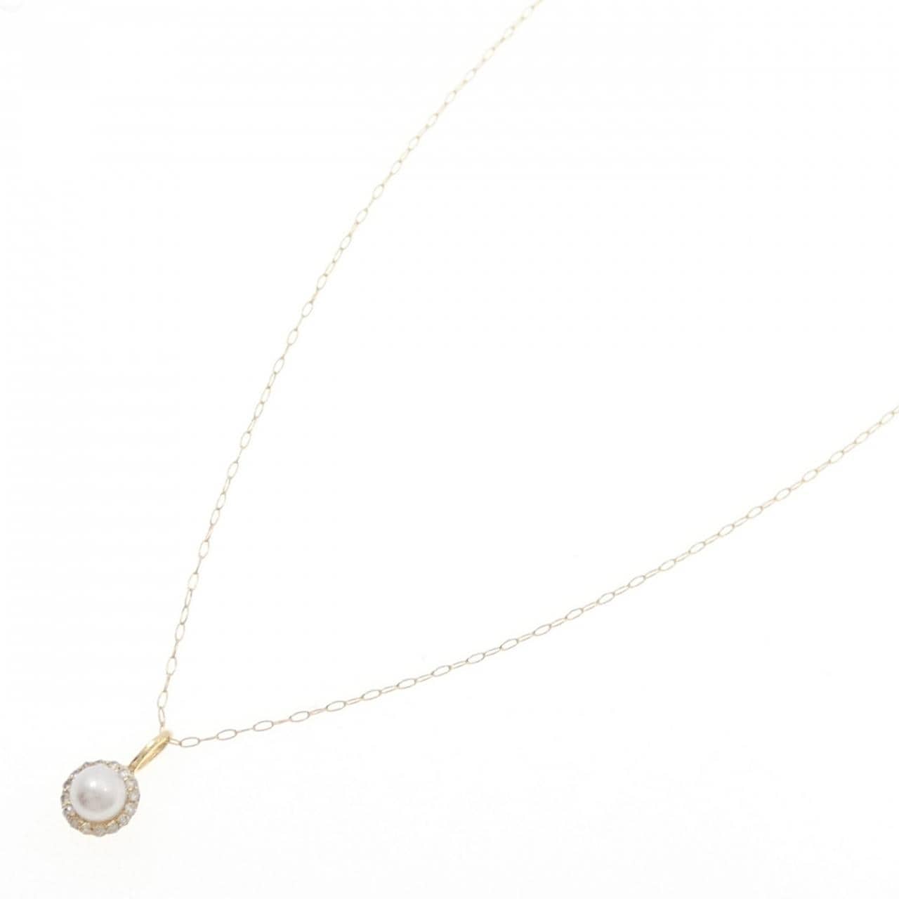 K18YG アコヤパール ネックレス 4mm