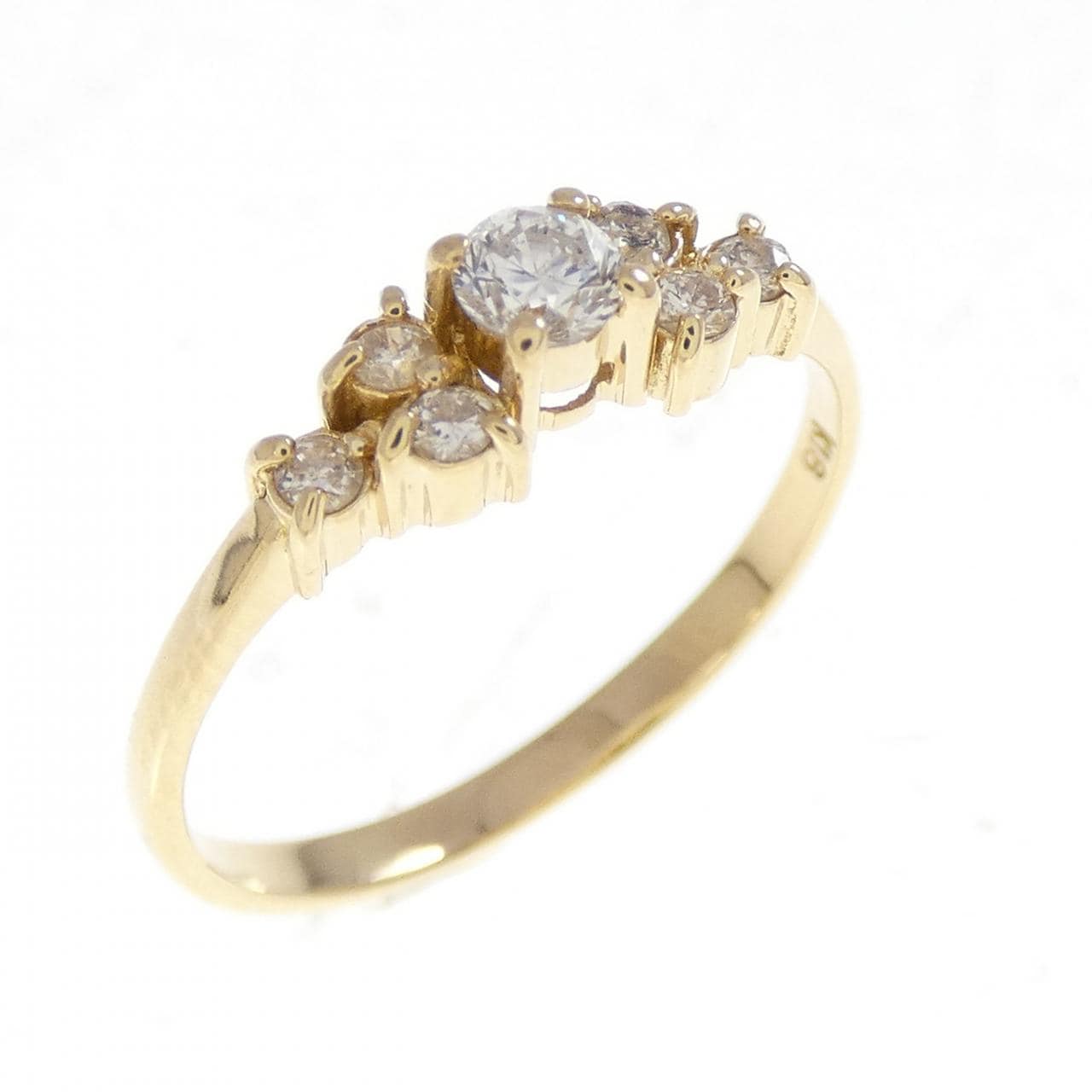K18YG ダイヤモンド リング 0.20CT