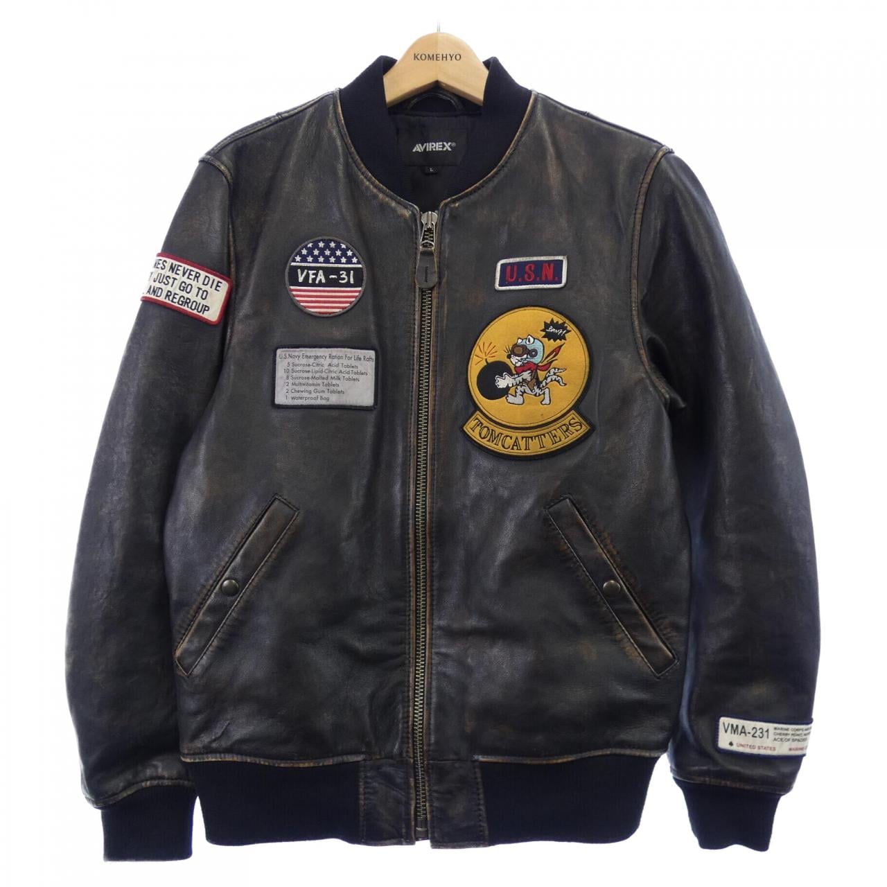 アヴィレックス AVIREX レザージャケット