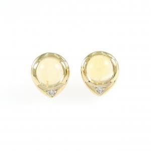 K18YG シトリン ピアス