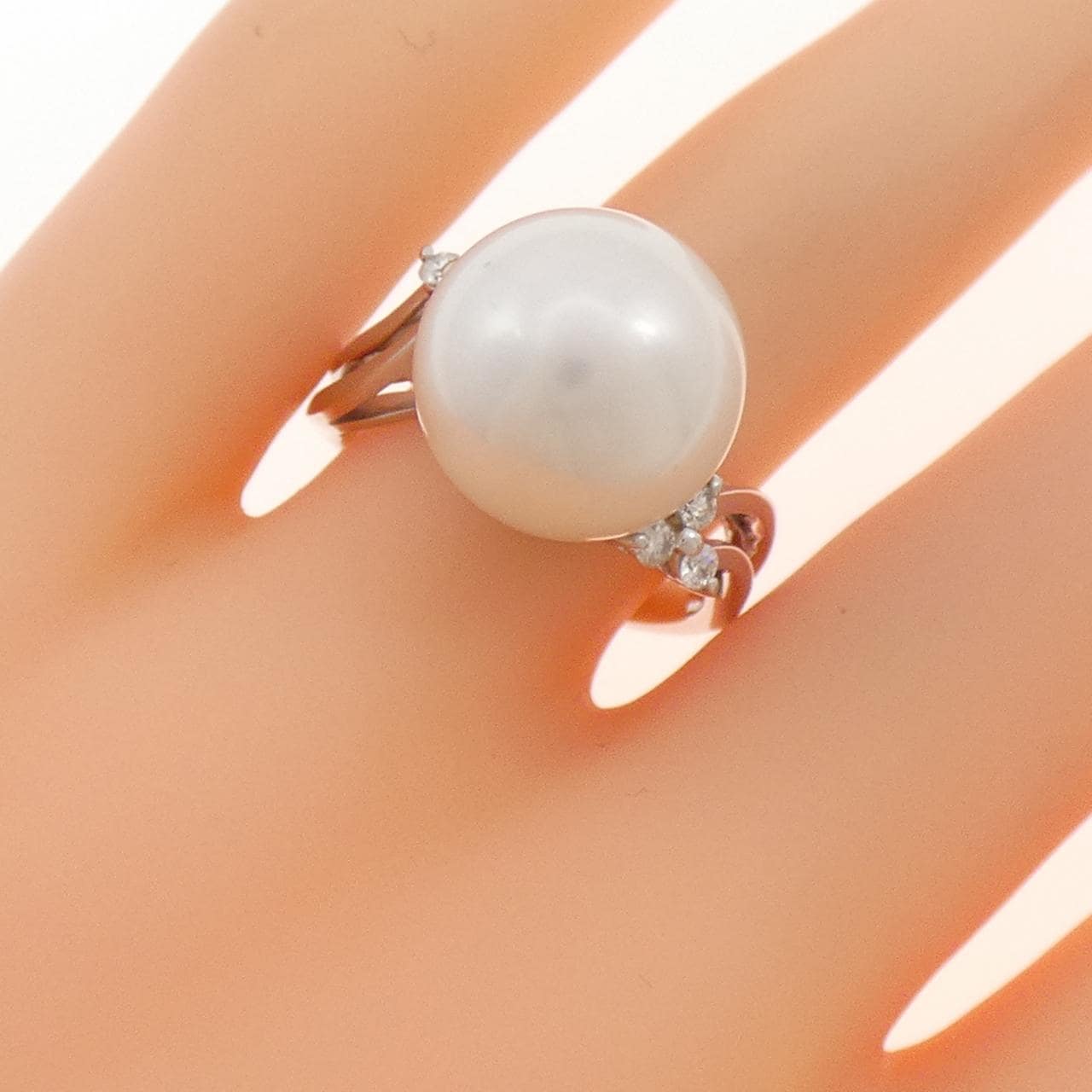 PT900 白蝶パール リング 12.4mm
