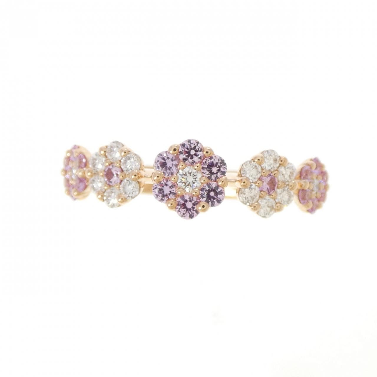 ポンテヴェキオ フラワー リング 0.28CT