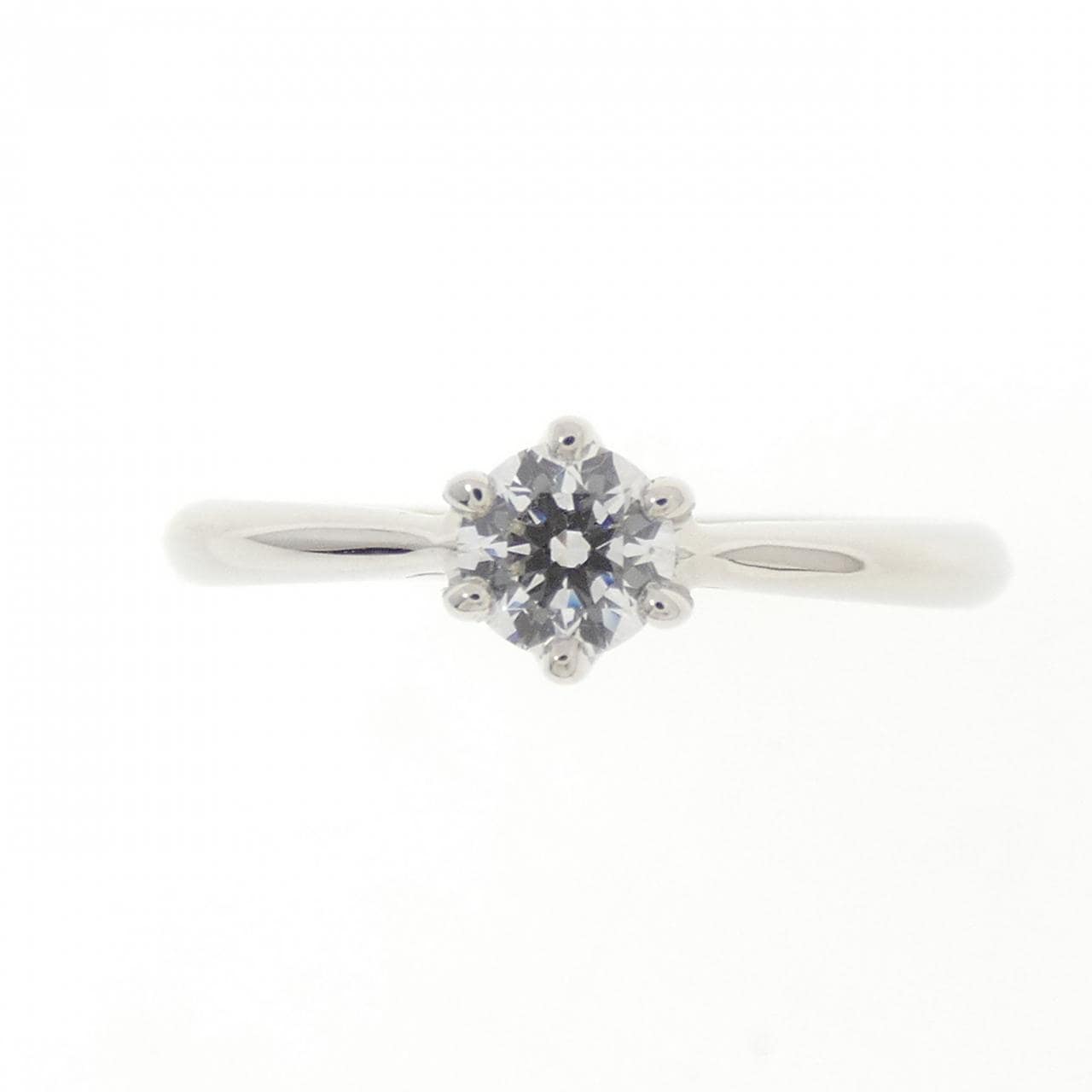 PT950 ダイヤモンド リング 0.23CT F VS1 3EXT