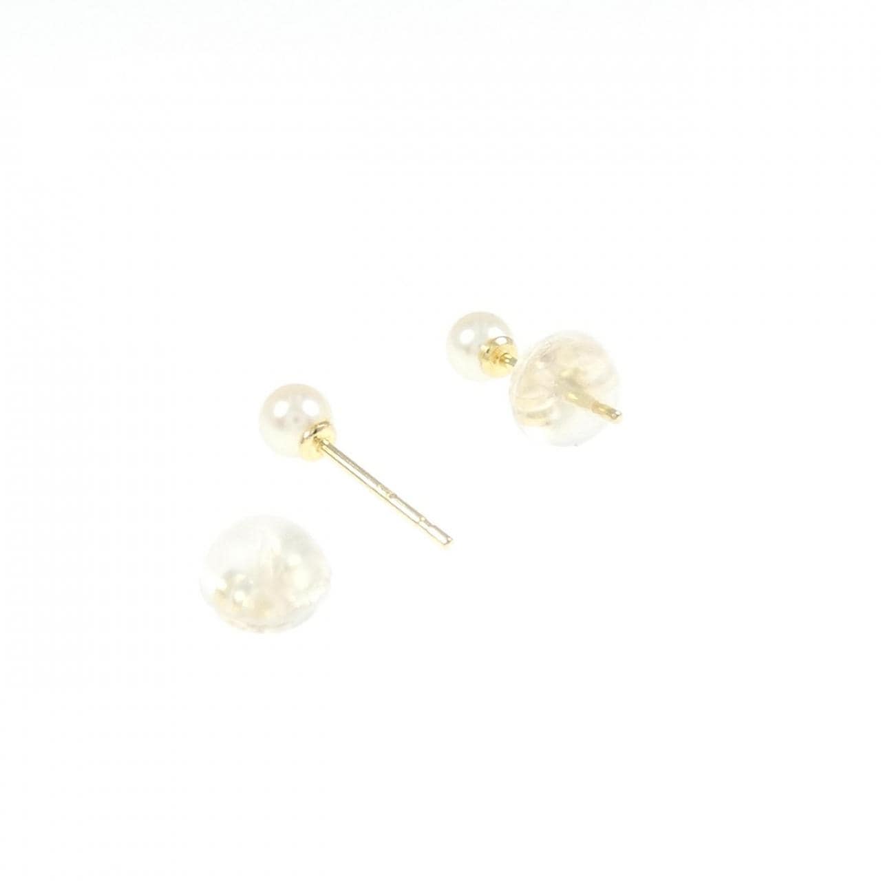K18YG アコヤパール ピアス 3.2mm