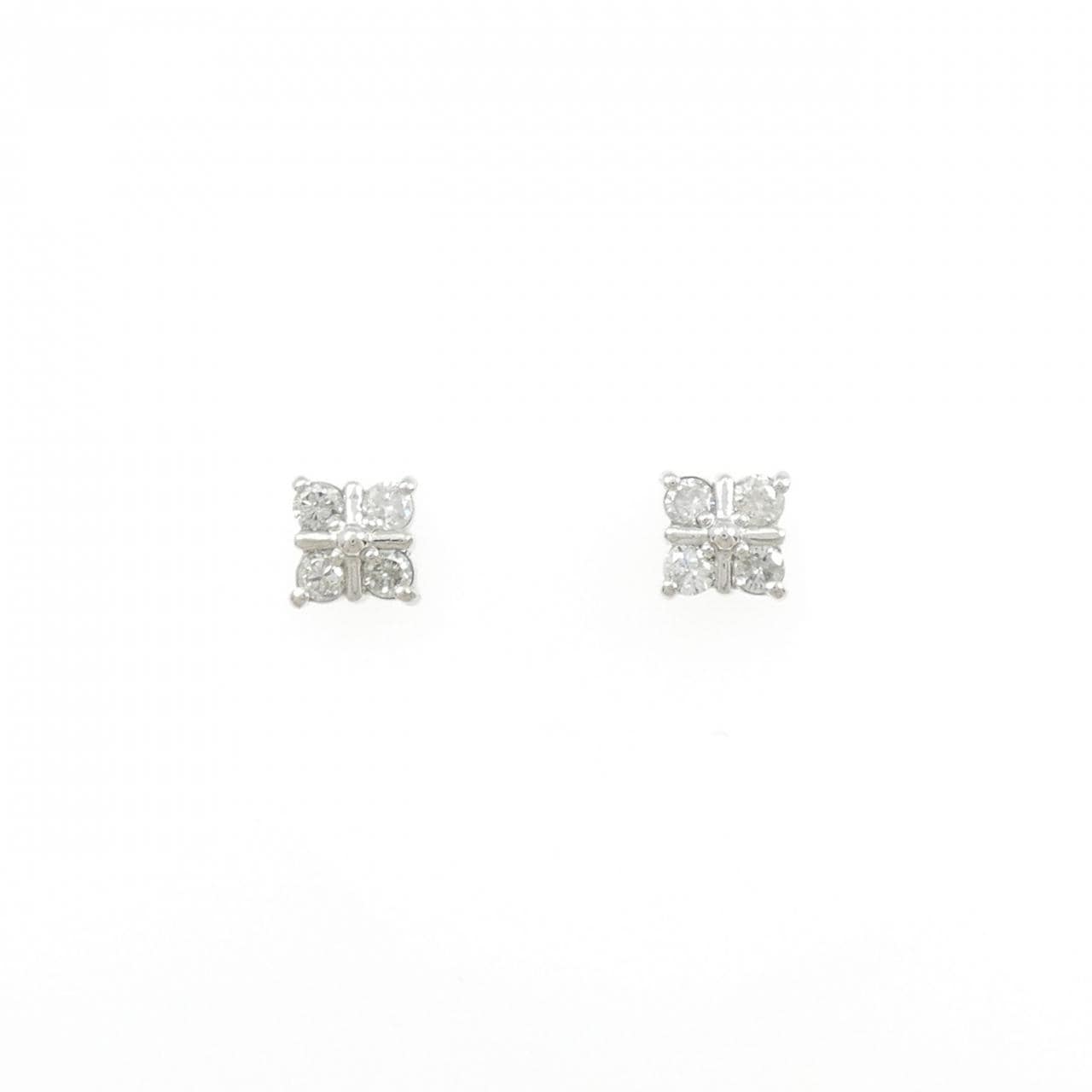 PT900 ダイヤモンド ピアス 0.30CT