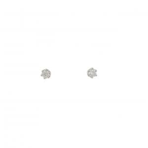 PT/PT900 ソリティア ダイヤモンド ピアス 0.10CT