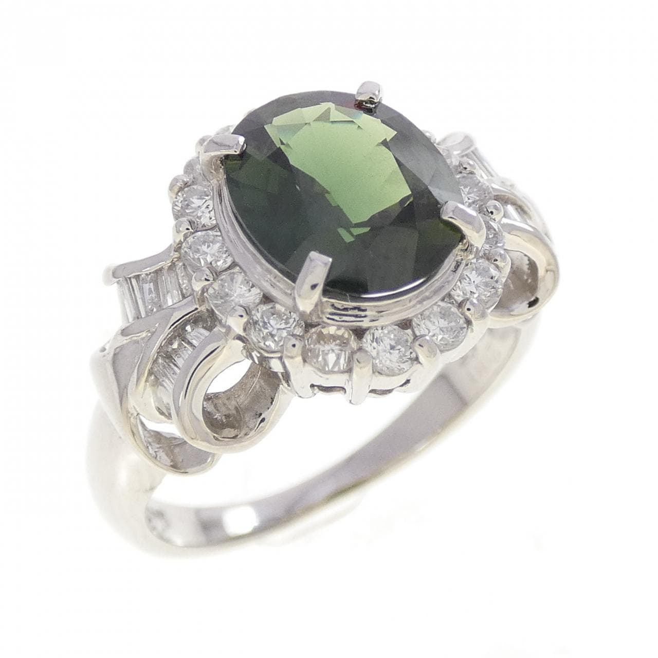 PT900 サファイヤ リング 2.00CT