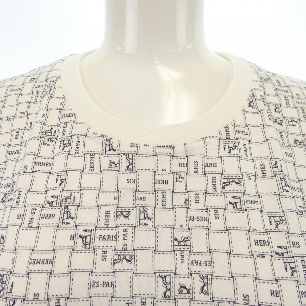 エルメス HERMES BOLDUC AU CARRE ボルデュックチェック 5E4645DK Tシャツ