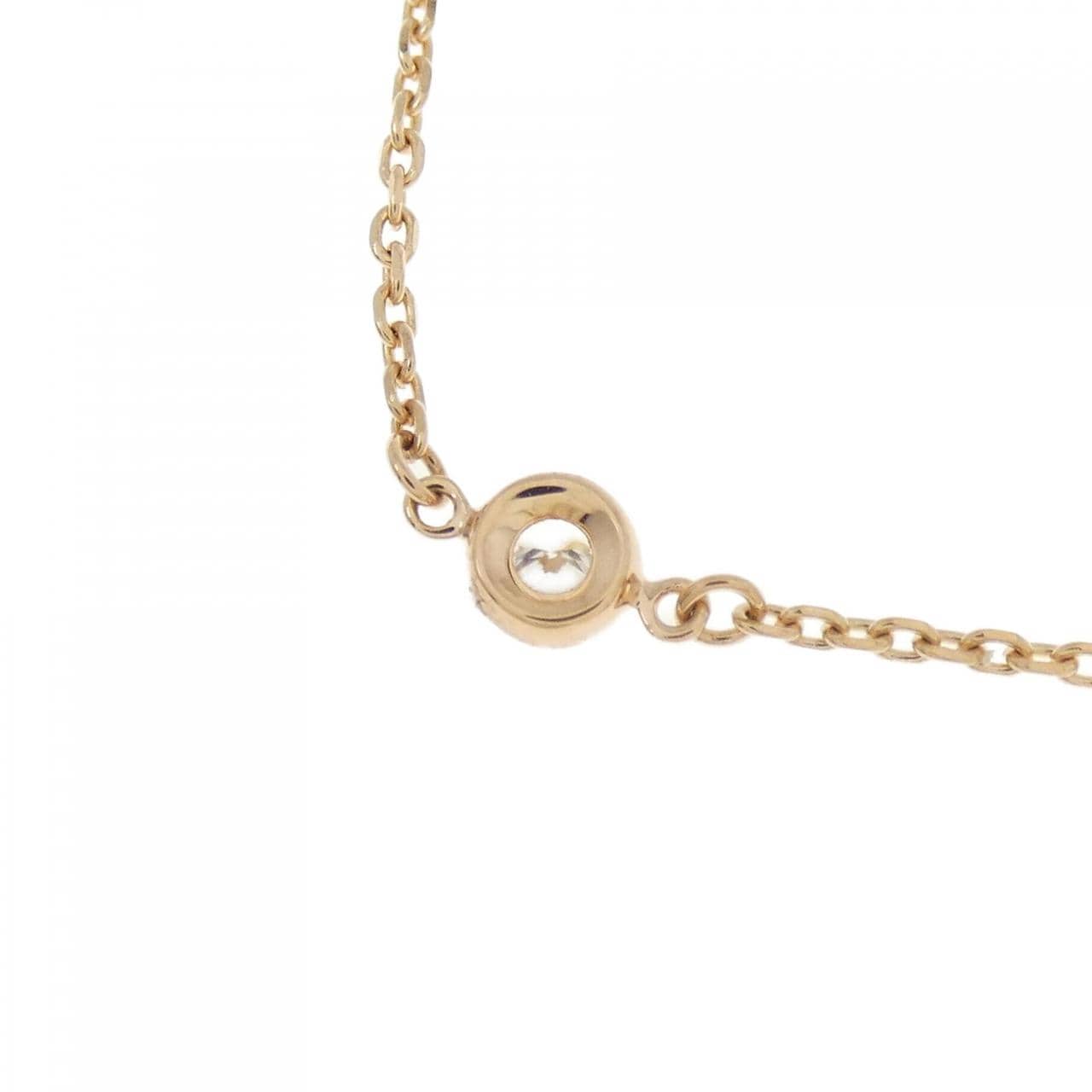 K18PG ダイヤモンド ネックレス 0.90CT