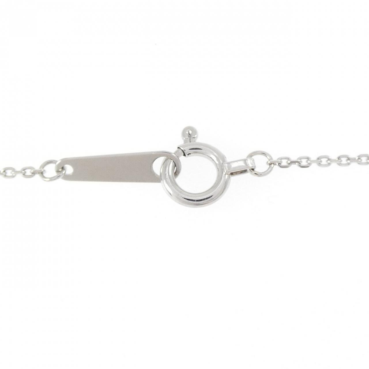 PT850 ダイヤモンド ネックレス 0.346CT D IF 3EXT H&C
