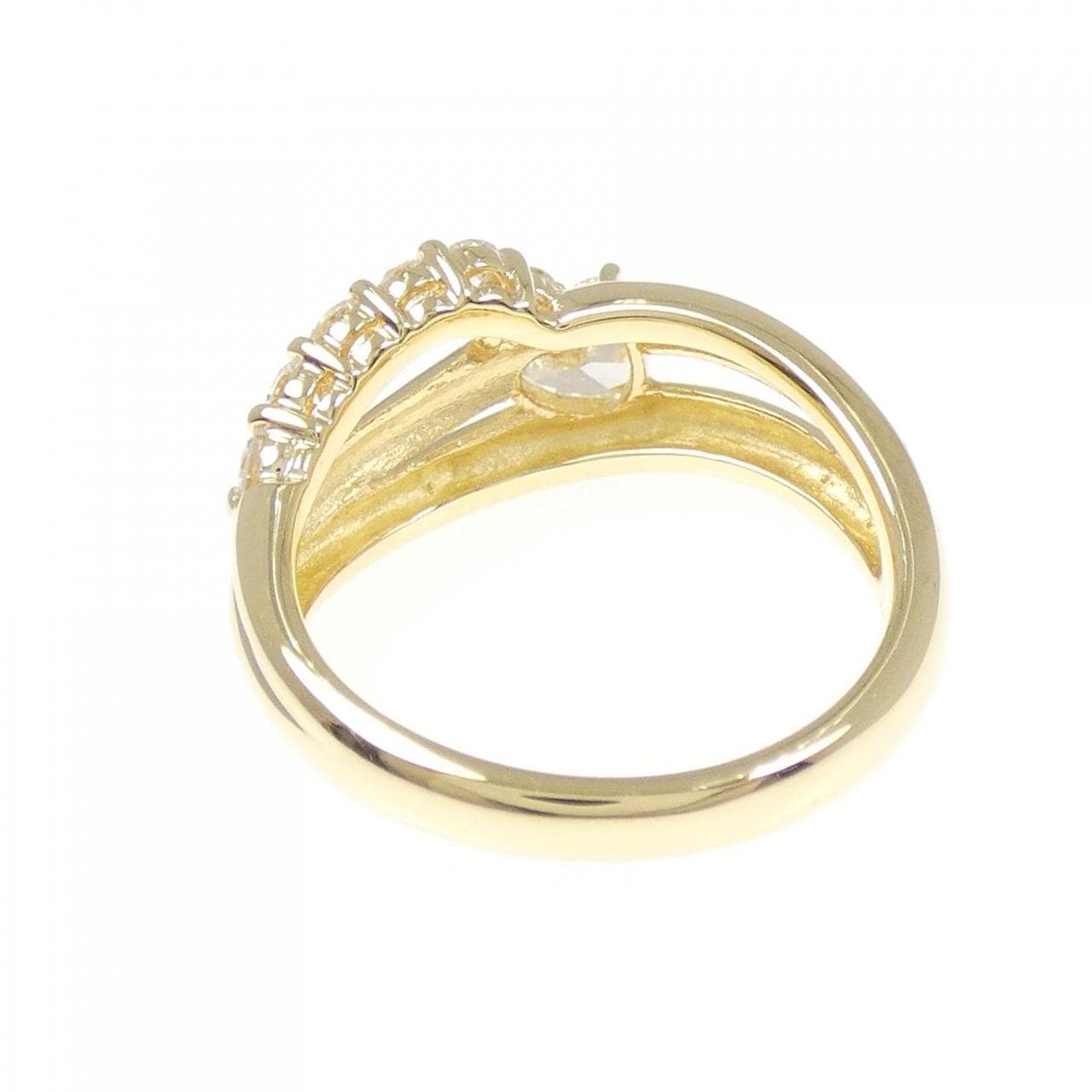 K18YG ダイヤモンド リング 0.26CT