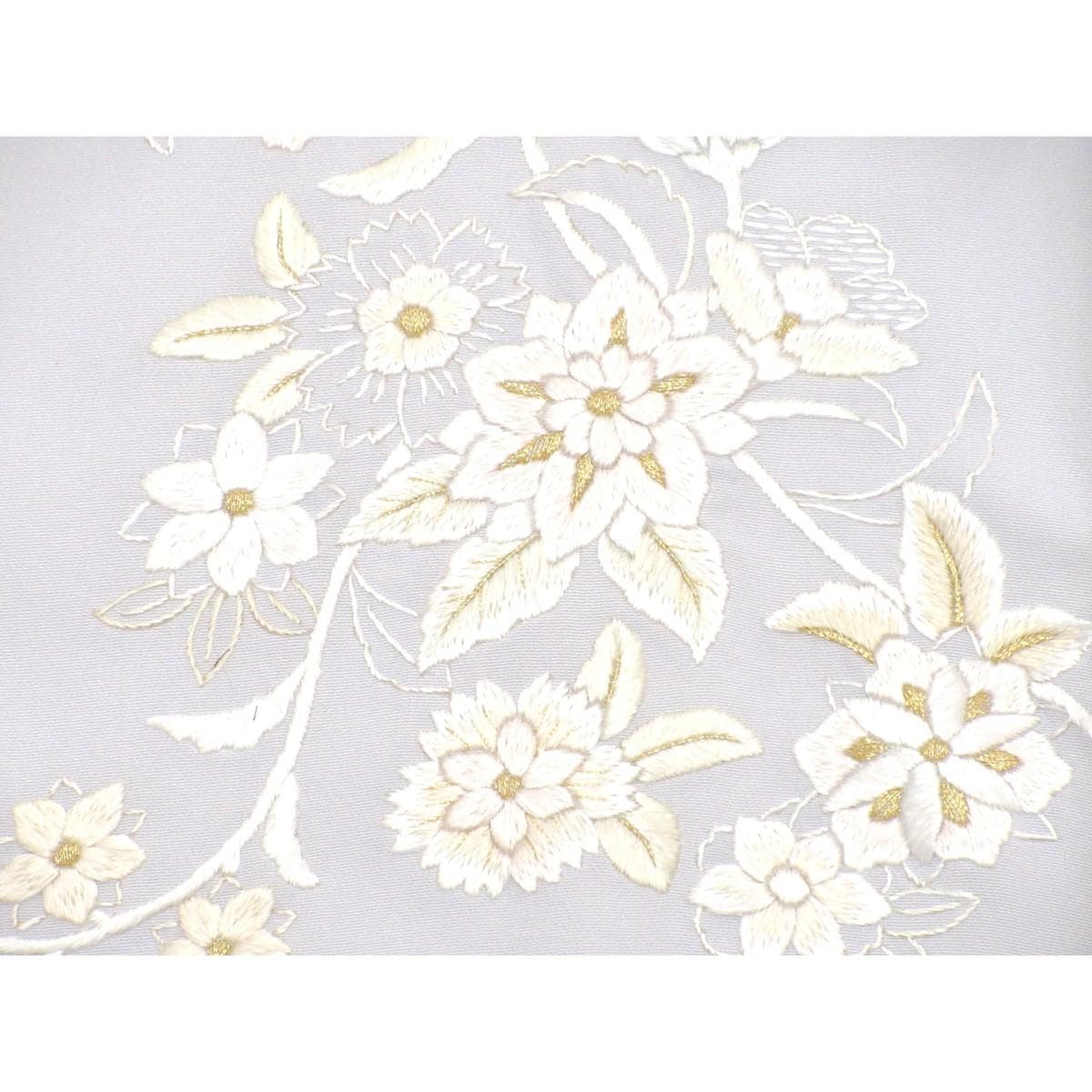 【未使用品】単衣　訪問着　刺繍加工