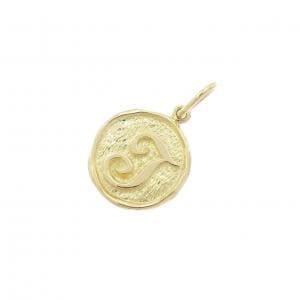 750YG イニシャルT ペンダント