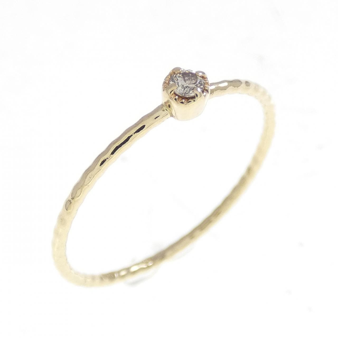 K10YG ダイヤモンド リング 0.03CT