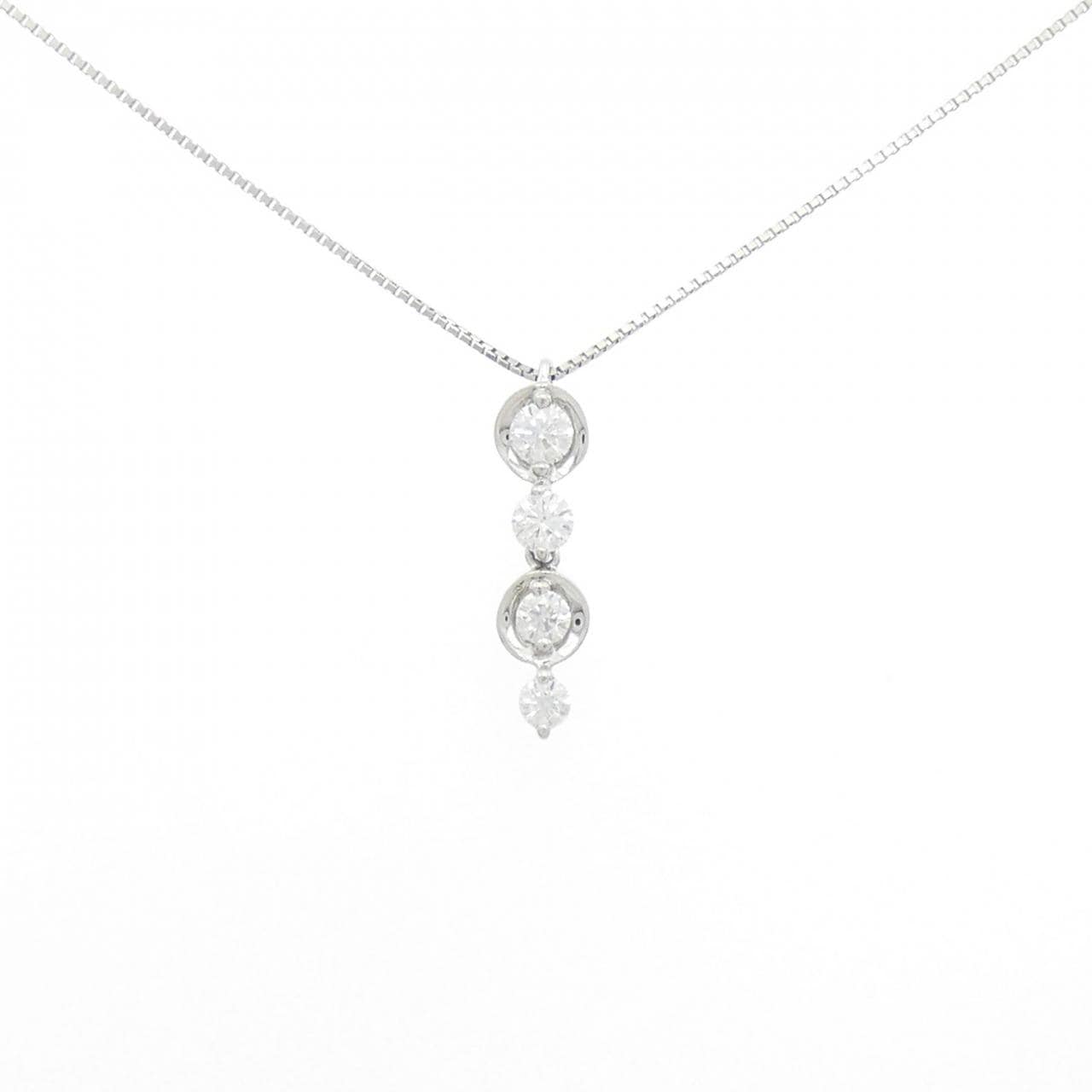 PT900/PT850 Diamond Necklace 0.50CT
