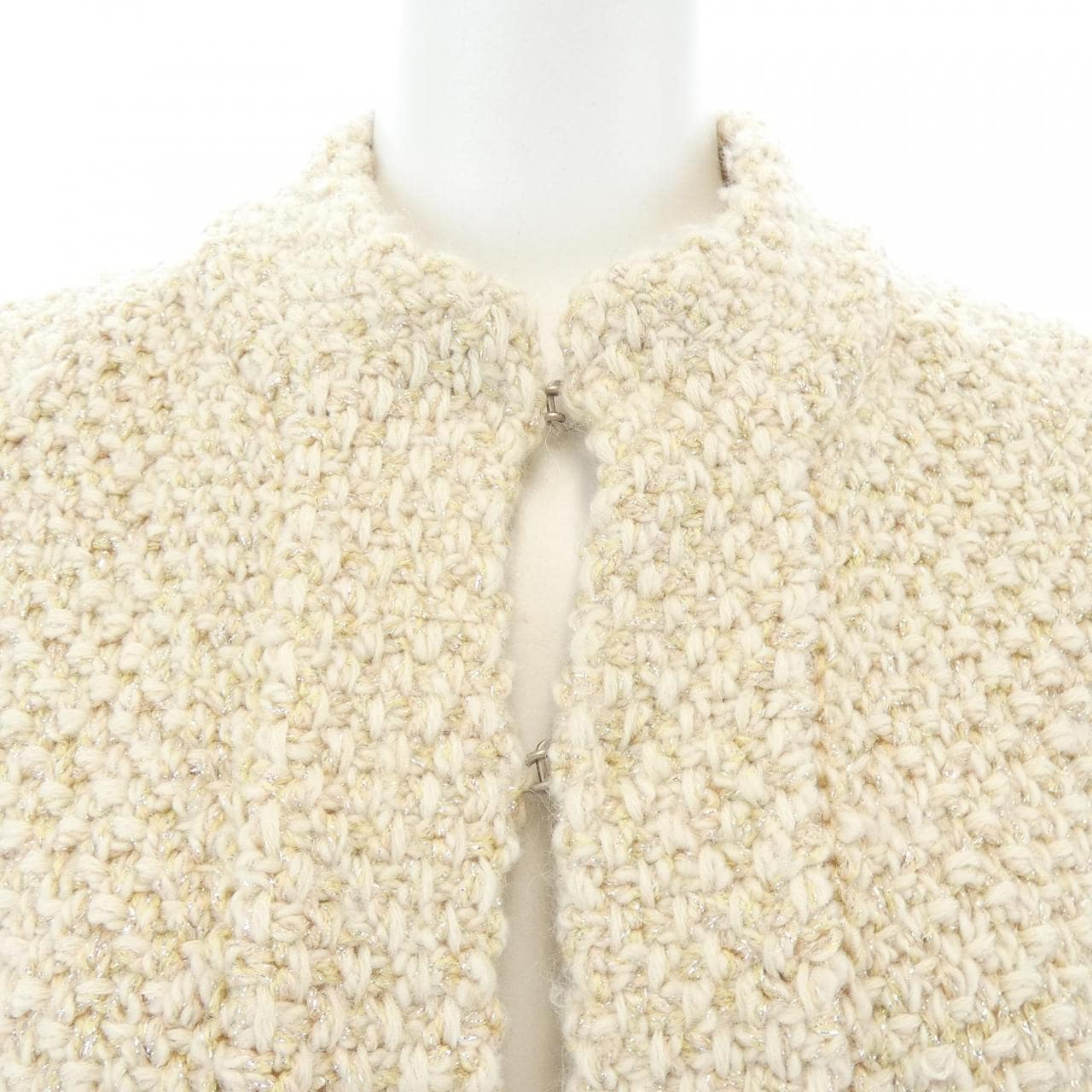 【ヴィンテージ】シャネル CHANEL P21873V01381 03A ノーカラージャケット