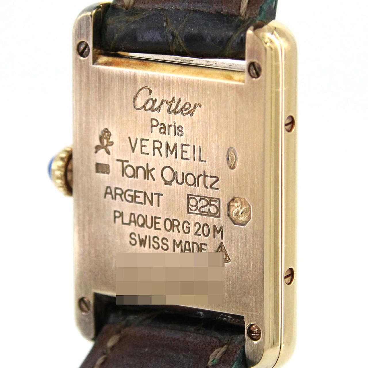 【ノーメンテナンス還元価格】カルティエ マストタンクSM GP W1005554 GP クォーツ