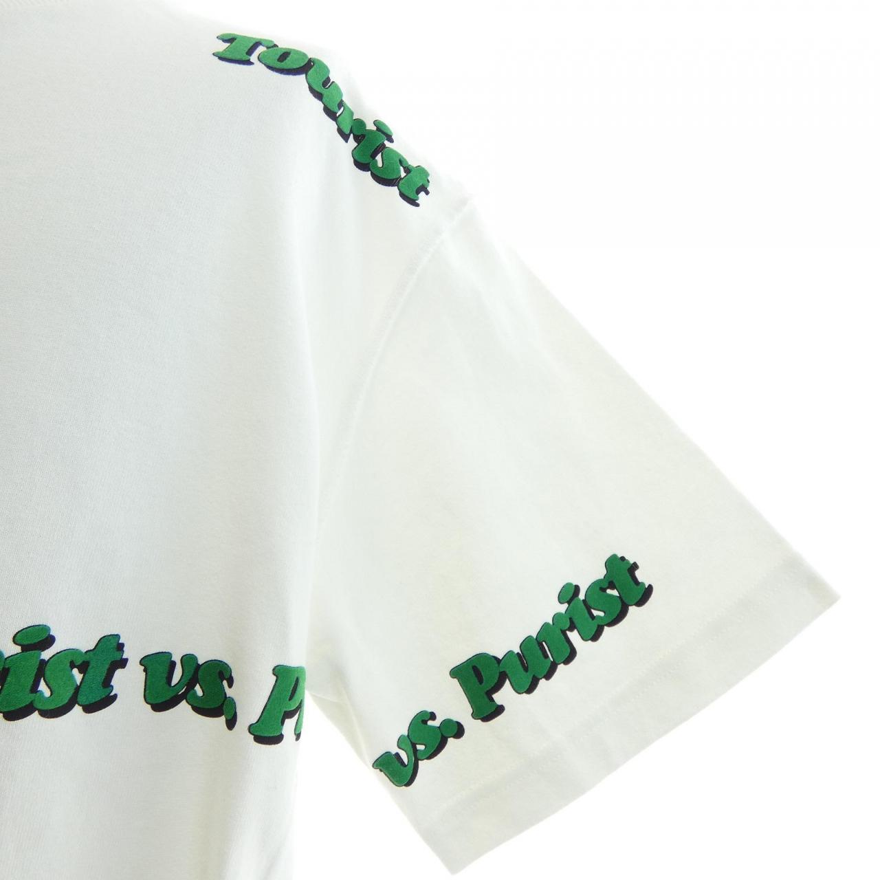 ルイヴィトン LOUIS VUITTON TOURIST VS PURISTプリンテッドTシャツ HLY85WNPL Tシャツ