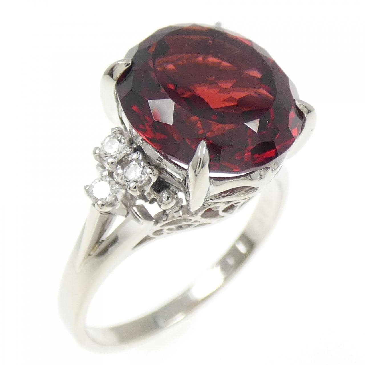 PT900 ガーネット リング 5.70CT