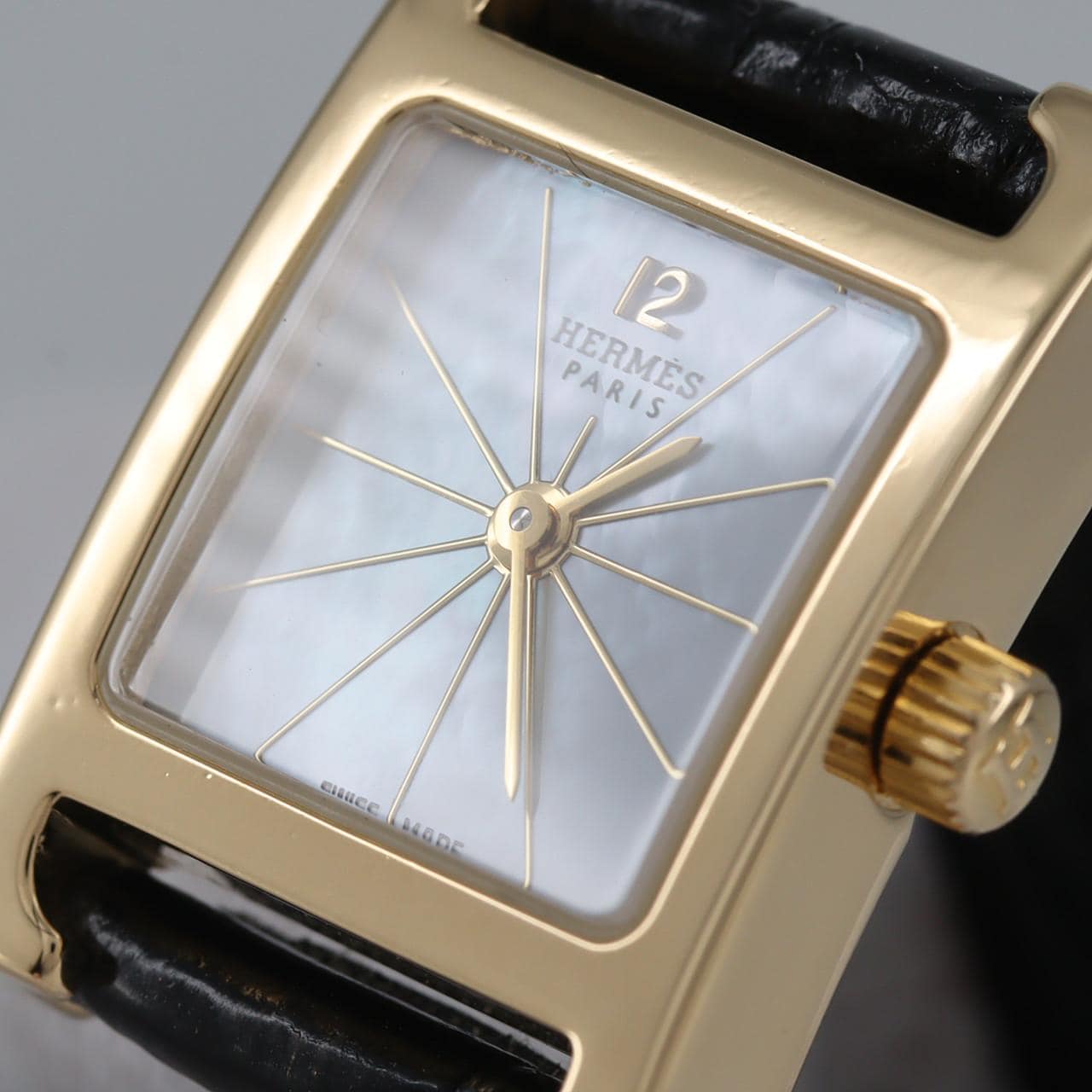 エルメス Hウォッチ YG HH1.185 YG クォーツ