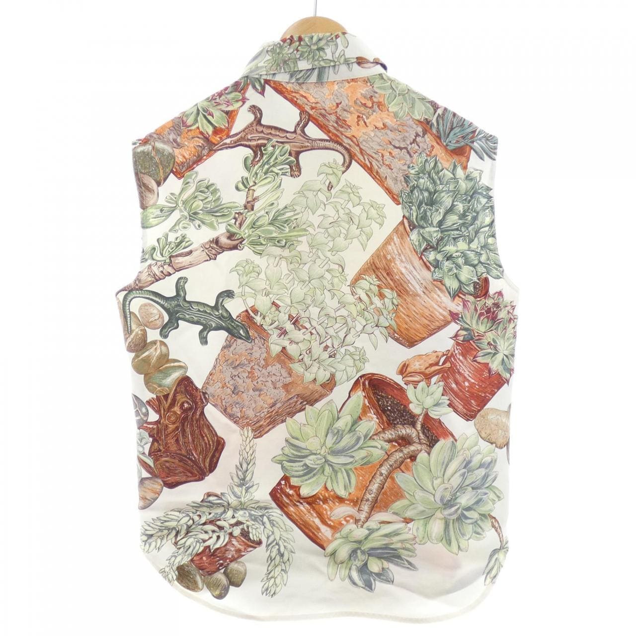 【ヴィンテージ】エルメス HERMES JARDIN SECRET ツイルレーヌ. トップス