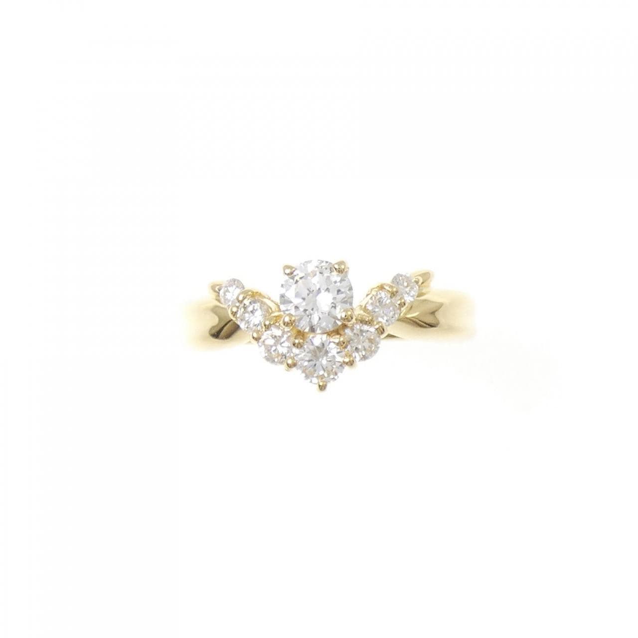 K18YG ダイヤモンド リング 0.52CT