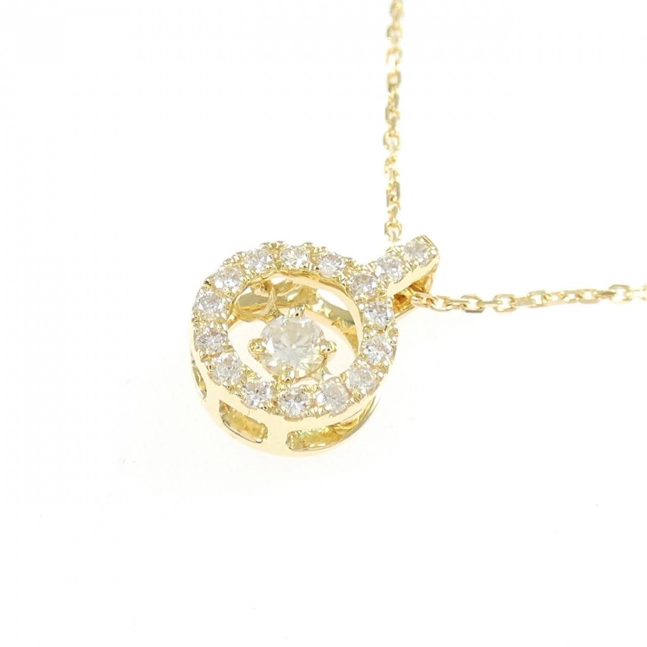 K18YG ダイヤモンド ネックレス 0.15CT