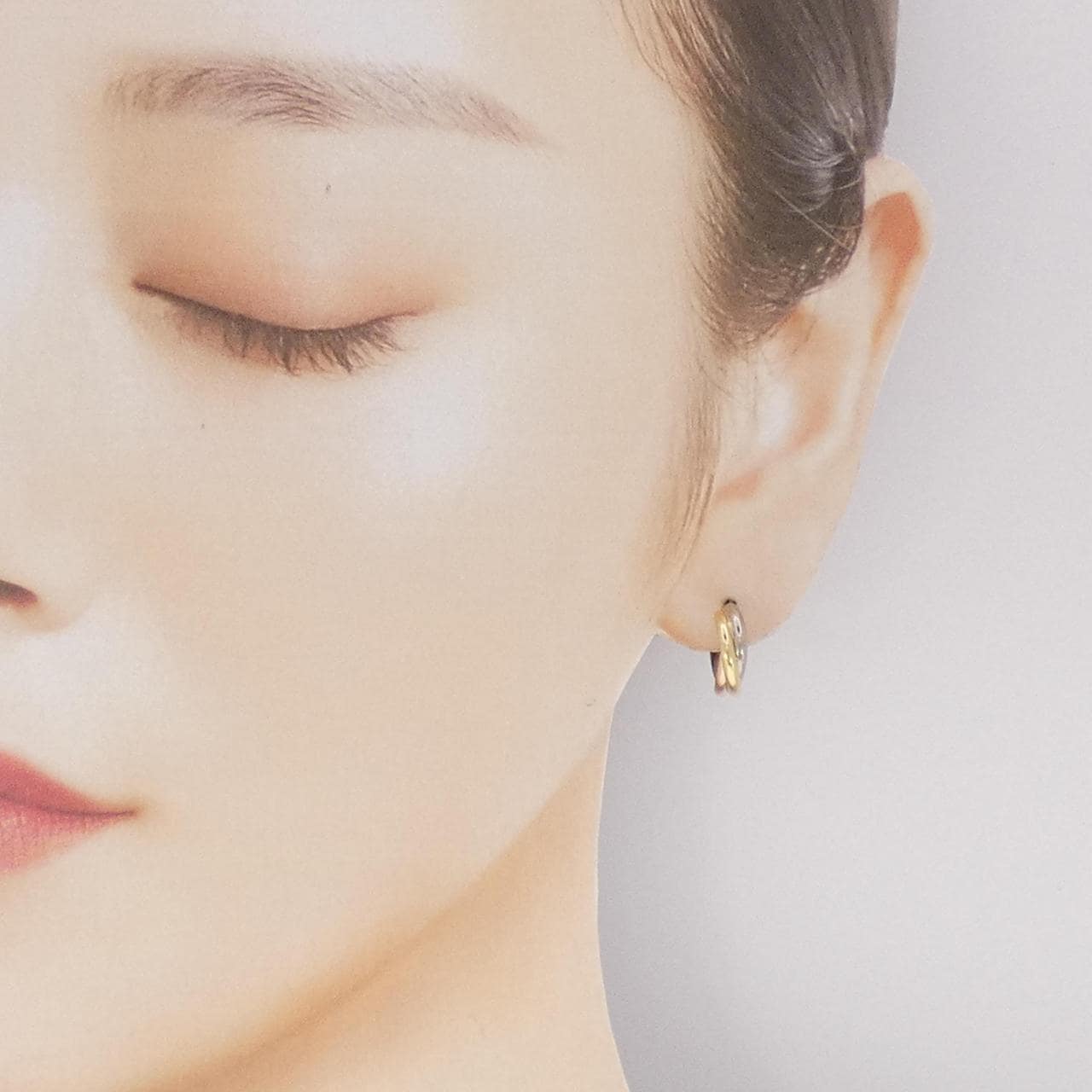 カルティエ トリニティ スモール ピアス