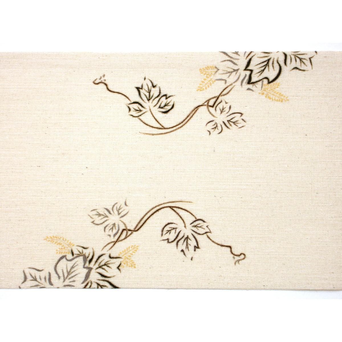 【未使用品】名古屋帯　紬織　開き名古屋
