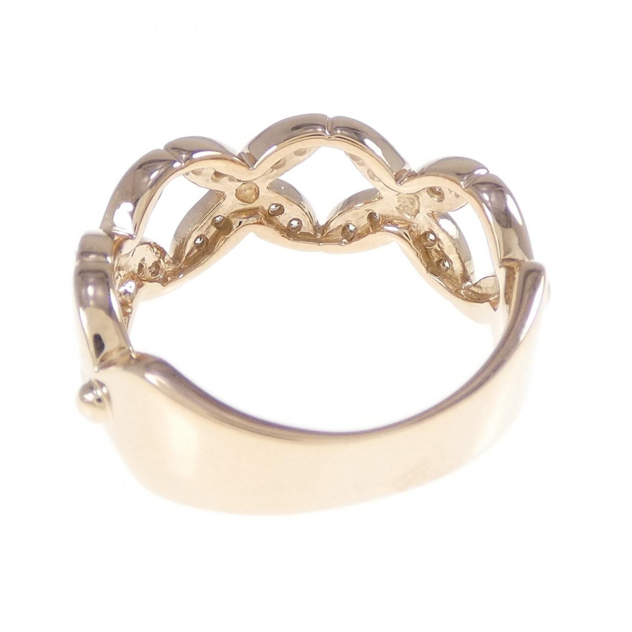 K18PG ダイヤモンド リング 0.26CT