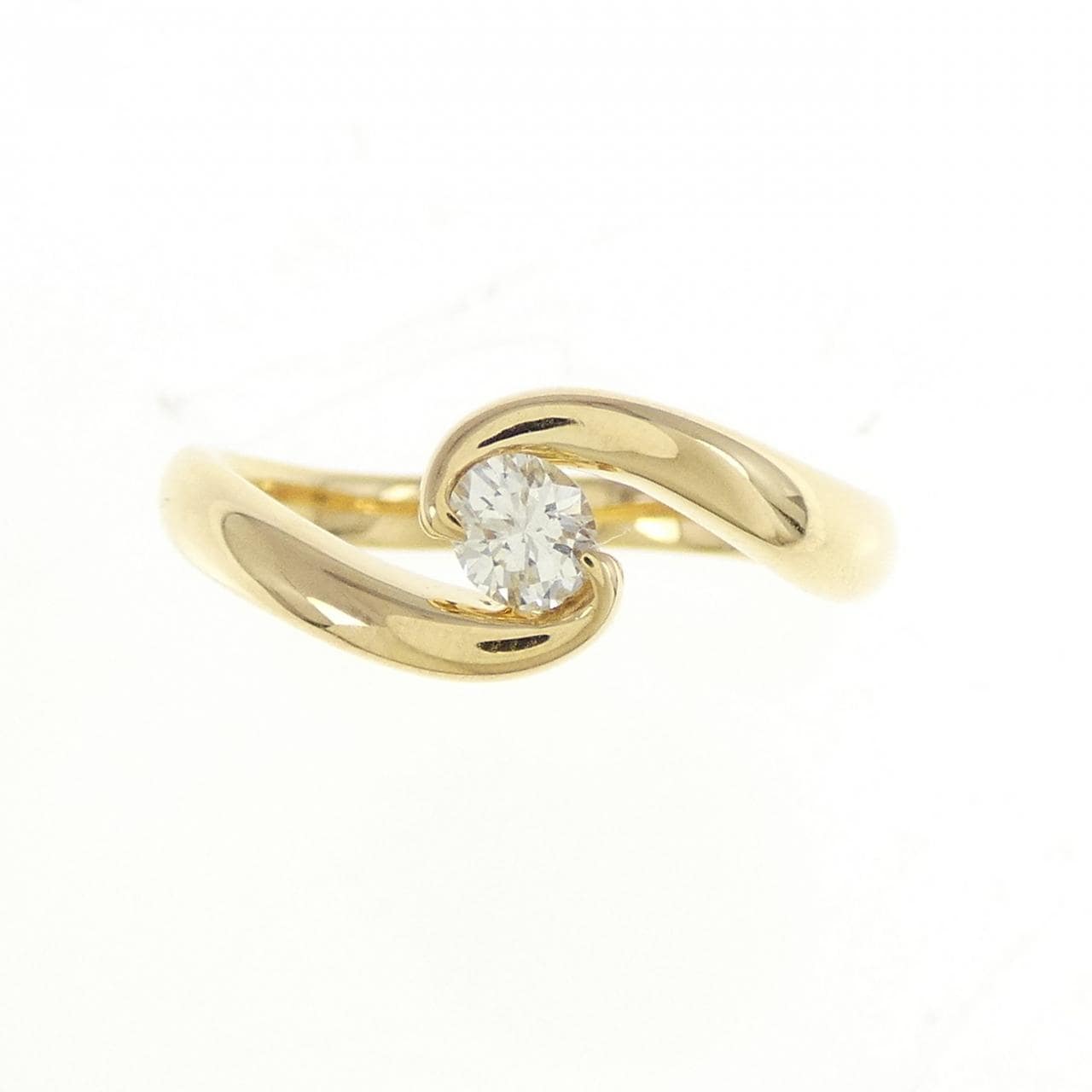 K18YG ダイヤモンド リング 0.16CT