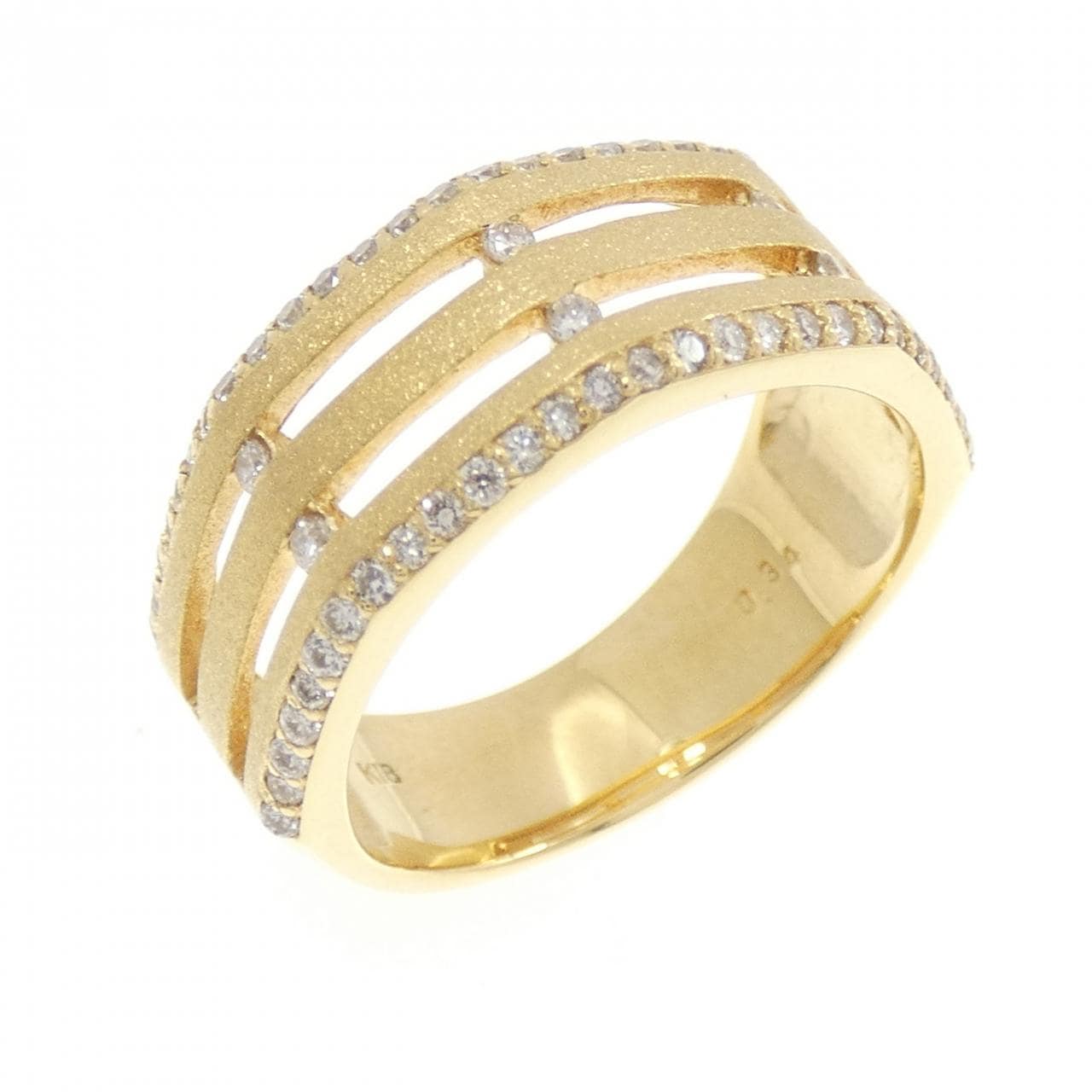 K18YG ダイヤモンド リング 0.34CT