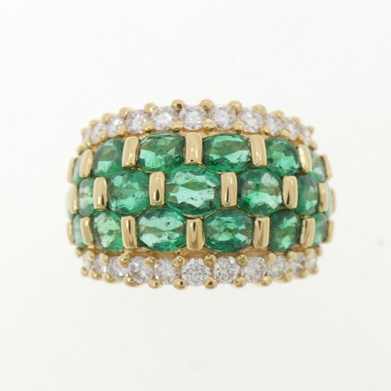 K18YG エメラルド リング 3.10CT